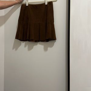 Ralph Lauren Mini Suede Skirt